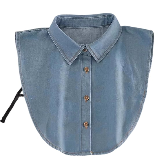 Goleeg False Collar,Dickey Collar for Women,Collars for Women,Womens Dickies Collars,Detachable Collars for Women,Denim Detachable Collar Shirt,Dickey Half Blouse False Collar for Lady