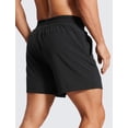thumbnail image 2 of Shorts CRZ YOGA para Hombre 2 en 1 Secado Rápido 5" con Forro Negro Talle S, 2 of 6