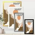 thumbnail image 4 of Designart 'Full Moon In Terracotta Tones Mountains' Modern Framed Art Print, 4 of 4