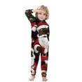 thumbnail image 3 of SwiftWear 2024 Family Christmas Pajamas Matching Sets Cute Santa Claus Print Hooded Zipper Jumpsuit Pjs Cozy Jammies, 3 of 7