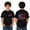 Black, variant on Boys Patriotic T-Shirt USA Flag 250 Years of Freedom Double-Sided Print Tee Kids Independence Day Top 1-13 Years