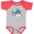thumbnail image 3 of Inktastic Shark Dinner Boys or Girls Baby Bodysuit, 3 of 5