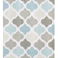 thumbnail image 3 of Serafina Home Fabric Shower Curtain for Men or Women: Earth Tones of Brown, Taupe, Slate Blue and Aqua (Brown, Turquoise, Beige, Taupe, Grey, White), 3 of 6