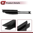 thumbnail image 5 of Unique Bargains Fog Light Grill Front Lower Bumper Fog Light Cover Inserts for BMW 320i 2002-2005 ABS No.51117032613 Black, 5 of 7