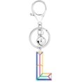 thumbnail image 1 of Letter Keychain,26 Letters A-Z Decorative Letter Keychain,Name Keychain for Women Girls Men Teenager Gift, 1 of 2