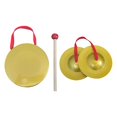 thumbnail image 4 of Instrumento Gong Mini platillos para dedos instrumento Musical portátil instrumento de percusión para celebración navideña niños , 12CM, 4 of 8