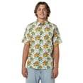 thumbnail image 5 of Neff Men's Hawaiian Duck AOP Adult Button-Down Short Sleeve T-Shirt, 5 of 6