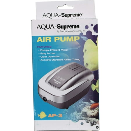 UPC: 0025033064034 | Danner Aqua Supreme Air Pump for Aquariums