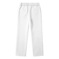 thumbnail image 5 of Boys School Uniform Straight Dress Pants Stretch Slim Classroom White Uniform Pants for Boys Boys Back to School Clothes Boy Pants Size 7-8 Years, 5 of 8