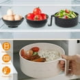 thumbnail image 3 of Sylvtty Ramen Noodle Cooker Bowl Set with Handles Spoon Quick Ramen Cooker for College Dorm Room Portable BPA-Free Ramen Pot Creative Design Phone Holder Easy Operation Soup Bowl Drain Basket, 3 of 7