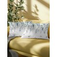 thumbnail image 5 of Outdoor Pillows Waterproof, Blue Eucalyptus Leaves Bedding Throw Pillows with Insert for Couch Sofa Bed, Rustic Floral Summer Retro Botanical 12x20 Inch Pillowcases Decorative Patio Pillow Set of 1, 5 of 8