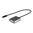 thumbnail image 1 of StarTech.com USB C to DVI Adapter, 1920x1200p, USB-C to DVI-D Adapter, USB Type C to DVI Monitor, Video Converter, Thunderbolt 3 Compatible, USB-C to DVI Dongle, 12" Long Attached Cable - USB C Display Adapter (CDP2DVIEC) - Adapter - single link - 24 pin USB-C (M) to DVI-I (F) - Thunderbolt 3 - 1.2 ft - 1200p support - black - for P/N: DVIIDMM10, DVIIDMM15, DVIIDMM20, DVIIDMM6, TB4CDOCK, 1 of 4