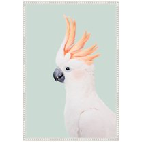 Amanti Art Cockatoo Framed Canvas Wall Art Print