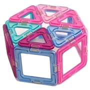 Magformers Inspire Pink and Purple Magnetic Tiles 14 Pieces