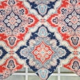 thumbnail image 5 of RLF Home 100% Cotton Coventry Regal  Fully lined Windows Rod Pocket Valance 50" x 17"  Navy, 5 of 6