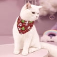 thumbnail image 3 of Christmas Dog Bandanas 2 Packs Adjustable Dog Bibs for Samll Medium Dogs, 3 of 6