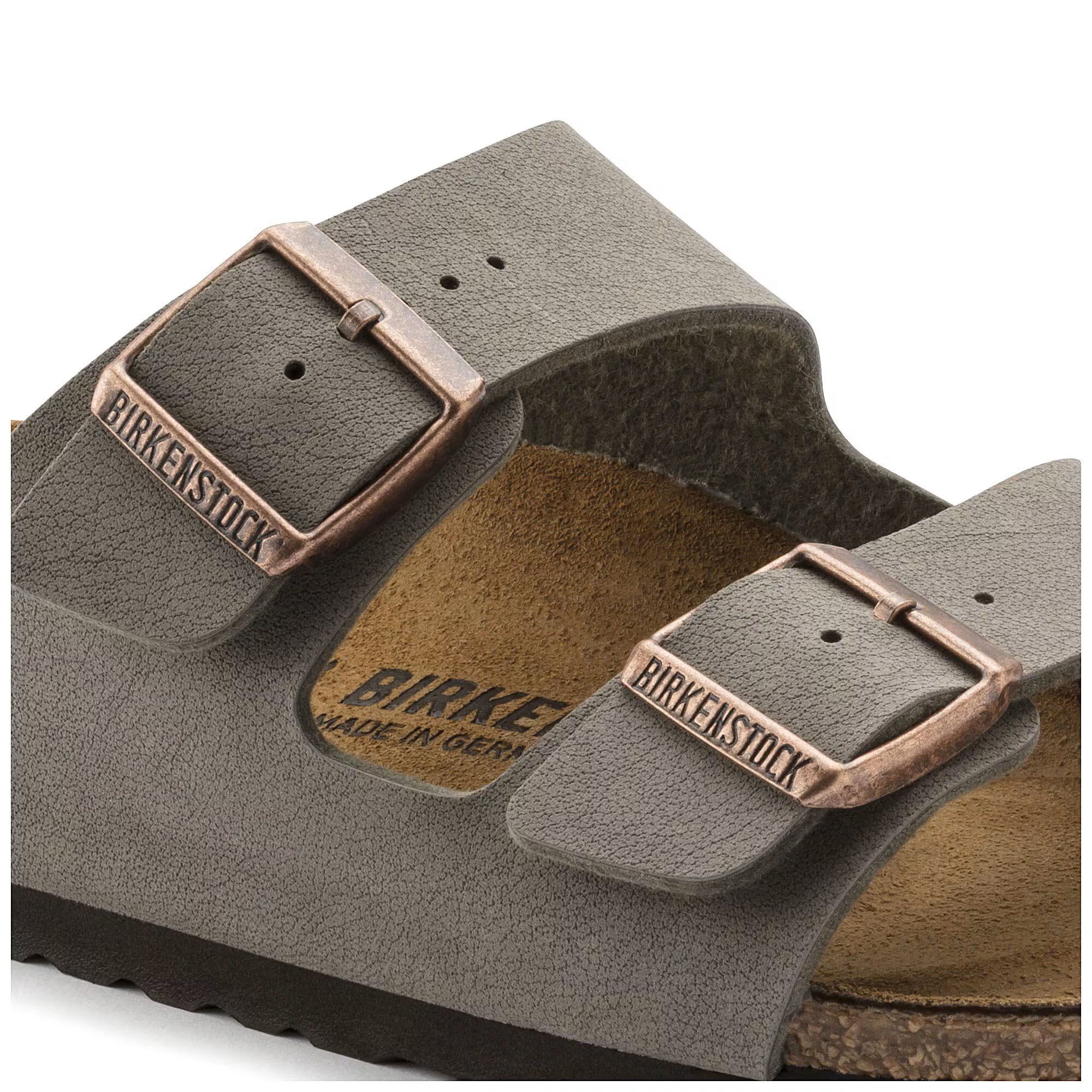 Birkenstock Women's Stone Arizona Birkibuc 41 2A(N) EU