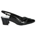 thumbnail image 2 of Easy Street Avena Women's Block Heel Slingback Pumps Color: White Size: 7.5, 2 of 4