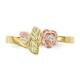 thumbnail image 4 of 10K Yellow Gold Ring Band Black Hills Diamond-cut Diamond Round, Size 9, 4 of 5