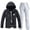 B, variant on MHFRRA Snowsuit Women Men's and Women's Casual Winter Snowboard and Snowboard Sets Warm Snowwear Sets M