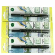 3 Pack Counterfeit Money Detector Pen Tester Currency Cash 2in1