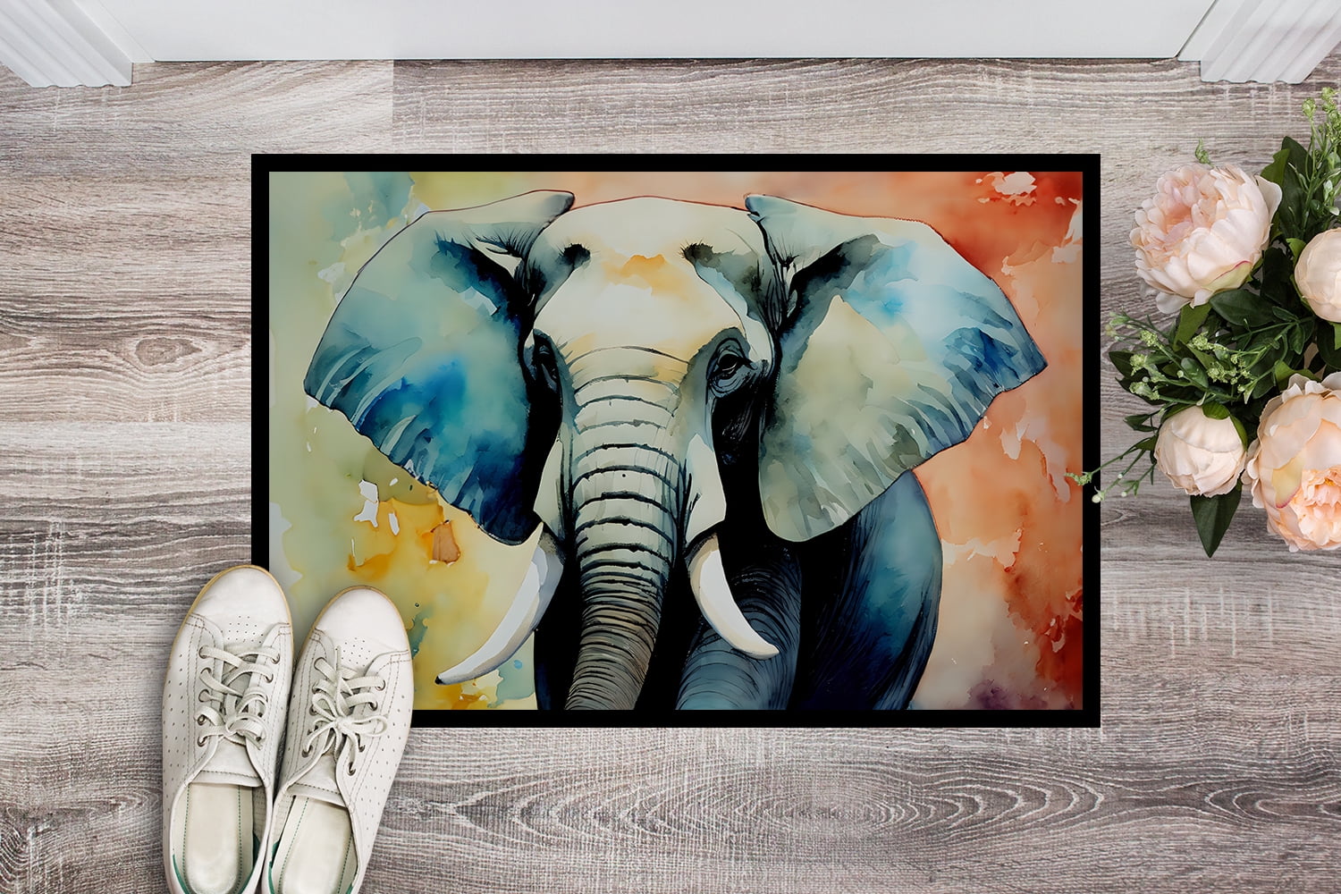 Elephant Doormat 27 in x 18 in
