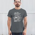 thumbnail image 4 of Ford Bronco Country Tough Free Wheeling 1978 T-shirt Vintage Truck Fan 4x4 Off Road Classic Car Show Men's Tee, 4 of 7