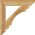 thumbnail image 3 of Ekena Millwork 4"W x 26"D x 26"H Olympic Slat Rough Sawn Bracket, Western Red Cedar, 3 of 4