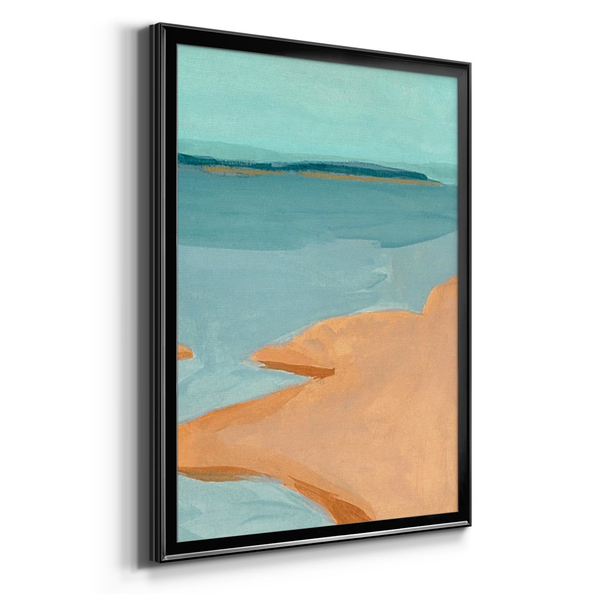 Out on the Sandbar III Premium Framed Print, in Gold, Black, or Silver - Ready to Hang