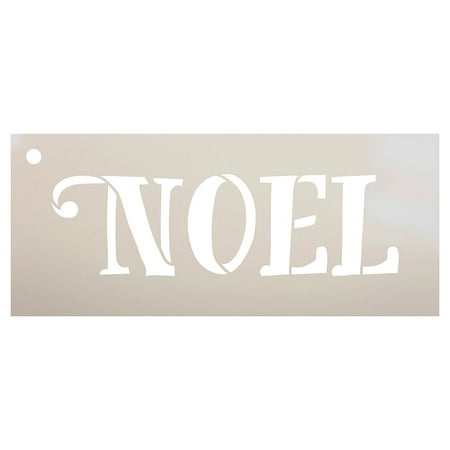 noel stencil by studior12 fun christmas word art reusable mylar