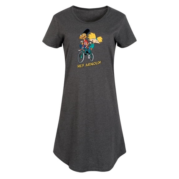 Hey Arnold! - Arnold and Gerald on Bike - Women's Any Way Dress