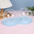 thumbnail image 1 of asddcavvf Revolutionary Cat Bowl Set: Eggshell Double Bowls for Neck & Spill Design Automatic Water, 1 of 5
