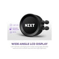 thumbnail image 3 of NZXT Kraken Elite RGB 360mm - RL-KR36E-B1 – RGB AIO CPU Liquid Cooler – Customizable LCD Display - 3 x F120RGB Core Fans Radiator Fans Black LGA 1851,1700 / AM5 Compatible, 3 of 5