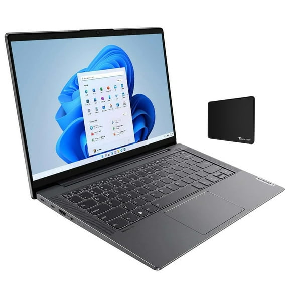 Lenovo Ideapad 5 14" 1080p Touchscreen Laptop, AMD Ryzen 7 5700U, 8GB RAM, 512GB SSD, Windows 11 Home, Backlit Keyboard,Graphite Grey with Tigology Accessories