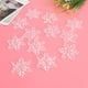 thumbnail image 5 of Emoshayoga Decoraciones De Copos De Nieve - 12 Piezas De Decoraciones De Copos De Nieve Acrílico Transparente Vacaciones Tres Agujeros Adornos De Copos De Nieve Accesorios Decorativos(5.5cm), 5 of 5