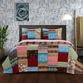 thumbnail image 1 of Greenland Home Ensemble de Courtepointe Bohème Dream 3 Pcs, King, 1 of 4