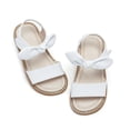 thumbnail image 1 of Kiderence Toddler Girls Slides Sandals Kids Sandals Little Girls Shoes Toddler （CK303 White - 9M）, 1 of 7