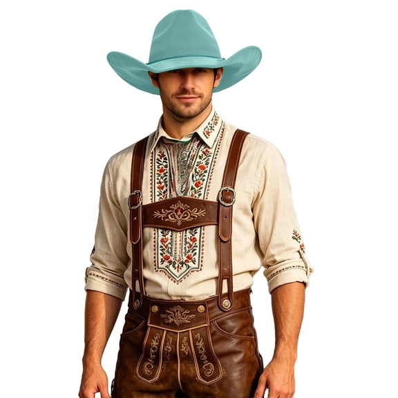 SRZYMJ Western Cowboy Hat for Women Men Small Short Wide Brim Beach Cowgirls Cattleman Cowboys Hats