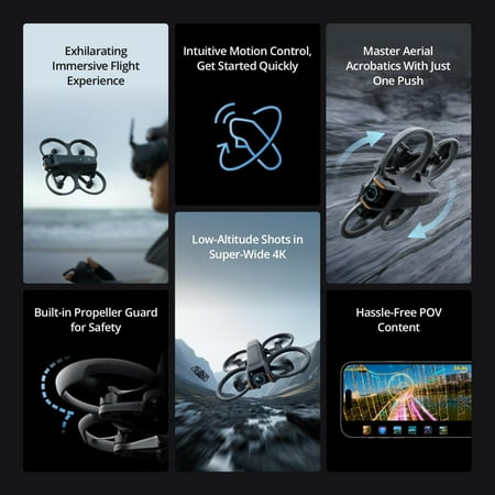 DJI - Avata 2 Fly More Combo Drone (Three Batteries)