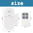 thumbnail image 2 of Alarma antirrobo con control remoto, alerta inalámbrica de entrada abierta de puertas y ventanas, sensor de contacto magnético, funciona con batería, sirena fuerte de 130 db para seguridad, 2 of 7