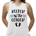 thumbnail image 2 of Keeper of the Gender Women's Muscle Tank Small White, 2 of 5