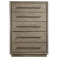 thumbnail image 2 of Lyni Tall Dresser Chest, 5 Drawers, Open Shelf, Washed Oak Brown, 2 of 3