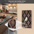 thumbnail image 5 of Light Switch Cover Switch Plate Outlet Cover Plug Cover for Electrical Duplex Outlets Earthy Tones Rhombus Shape, 5 of 6