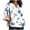 #211-White, variant on Ounisa Womens 3/4 Sleeve Tops Cotton Linen Plus Size Shirts V Neck Casual Loose Fit Blouses Boho Fashion Spring/Summer Casual Vacation Top