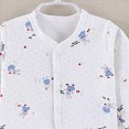 thumbnail image 4 of CAUYDY Preemie Boys Going Home Outfits Infant Pajamas Baby Girls Clothing Long Sleeve Top Hat Two Pants Bib 5PCS Cute Set for Newborn Fall Winter Spring Sizes 0-3 Months,Light Blue, 4 of 5