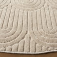 thumbnail image 3 of SAFAVIEH Selena Lue Geometric Area Rug, Beige, 6'7" x 6'7" Round, 3 of 10
