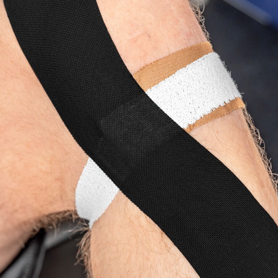 FORZA Kinesiology Tape 2in x 16.5ft | Waterproof Elastic Therapeutic Sport Tape for Joint & Muscle Support – Latex-Free and Skin-Friendly