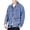 Blue, variant on Joernso Men Denim Jacket Lapel Long Sleeve Jacket Coat with Large Pockets Spring Autumn Button Closure Cargo Outwear