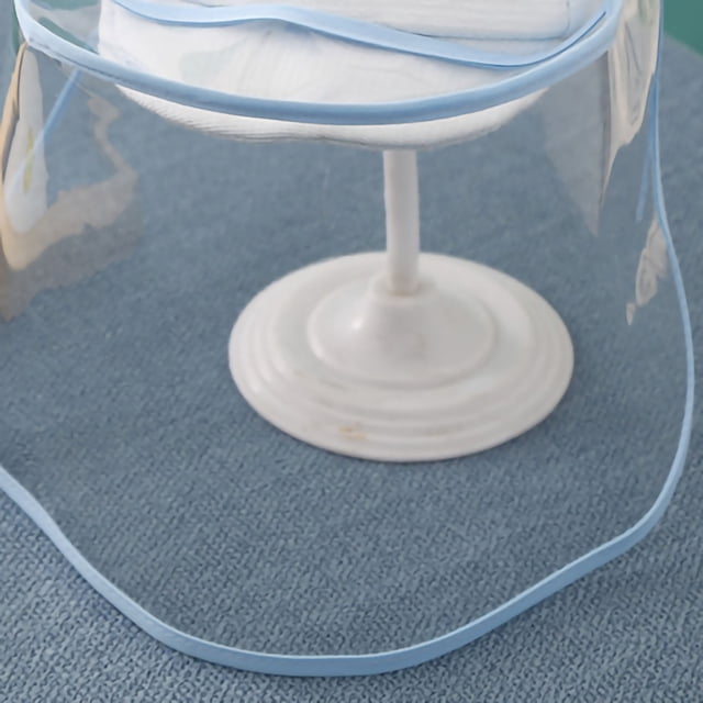 Sombrero protector facial para bebé BuyWeekMX extraíble azul