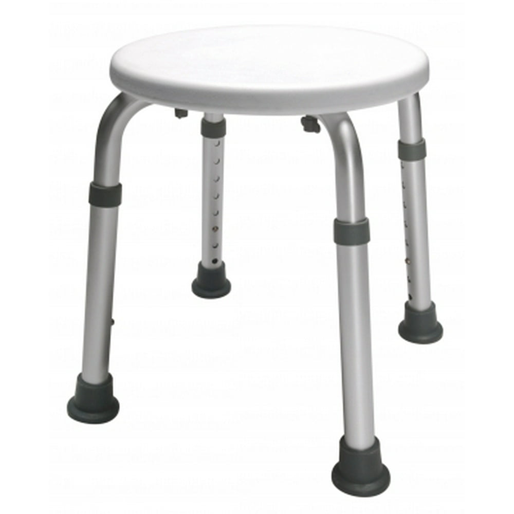 Lumex Bath Stool, White